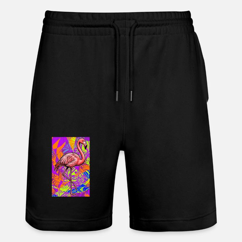 Flamant - Short de jogging bio TRAINER Stanley/Stella unisexe - noir