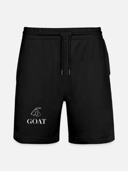 GOAT, Greatest of all Time - Stanley/Stella Trainer Unisex Organic Jogging Shorts - black