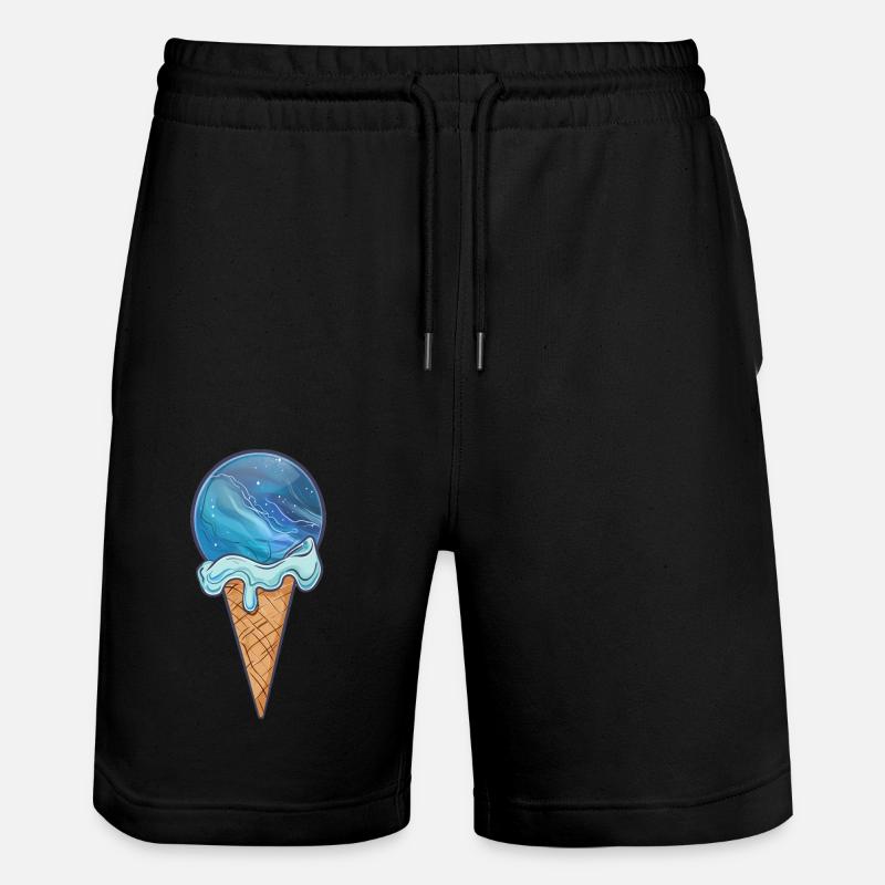 Planète de glace Neptune - Short de jogging bio TRAINER Stanley/Stella unisexe - noir