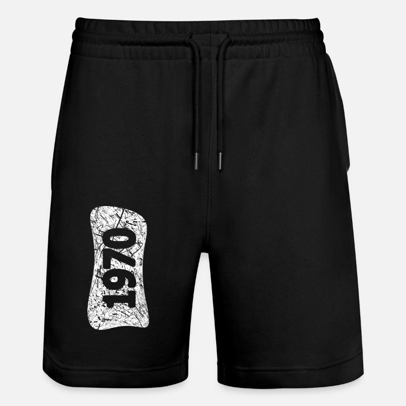 1970 - Stanley/Stella Unisex Bio Joggingshorts Trainer  - Schwarz