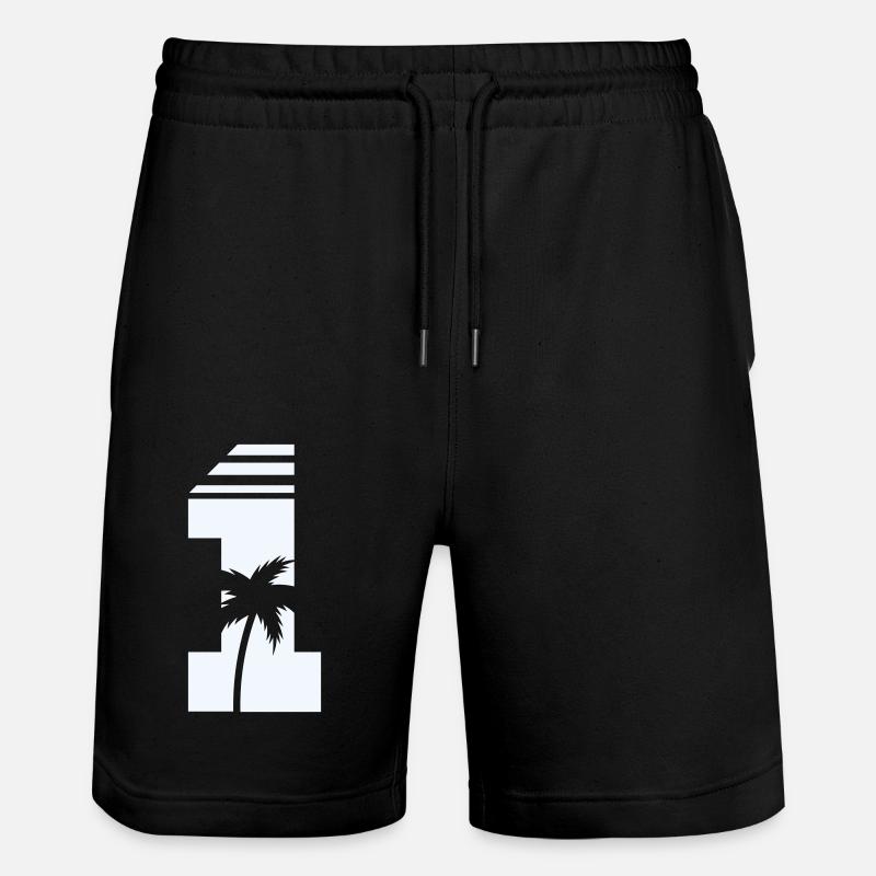 1 Lame - Short de jogging bio TRAINER Stanley/Stella unisexe - noir