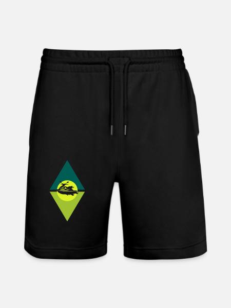 Jetski Wakeskate Motorboot - Stanley/Stella Unisex Bio Joggingshorts Trainer  - Schwarz
