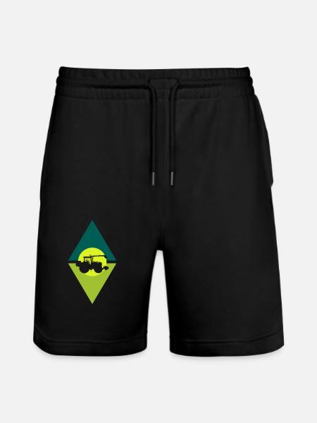 Moissonneuse-batteuse Farmer - Short de jogging bio TRAINER Stanley/Stella unisexe - noir