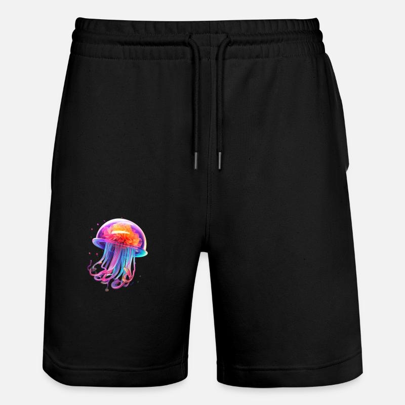 Méduse arc-en-ciel LGBTQIA+ - Short de jogging bio TRAINER Stanley/Stella unisexe - noir