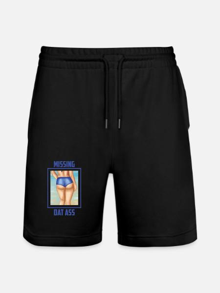 I miss that sexy butt - Stanley/Stella Trainer Unisex Organic Jogging Shorts - black