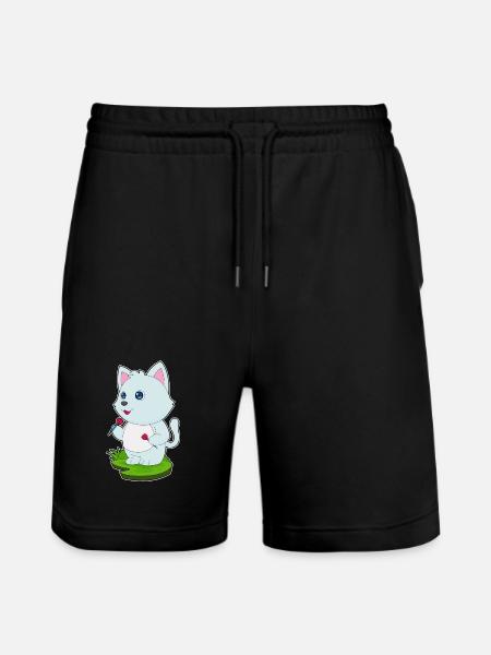 Fléchette de chat - Short de jogging bio TRAINER Stanley/Stella unisexe - noir