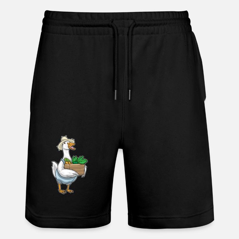 Canard Légumes fermiers - Short de jogging bio TRAINER Stanley/Stella unisexe - noir
