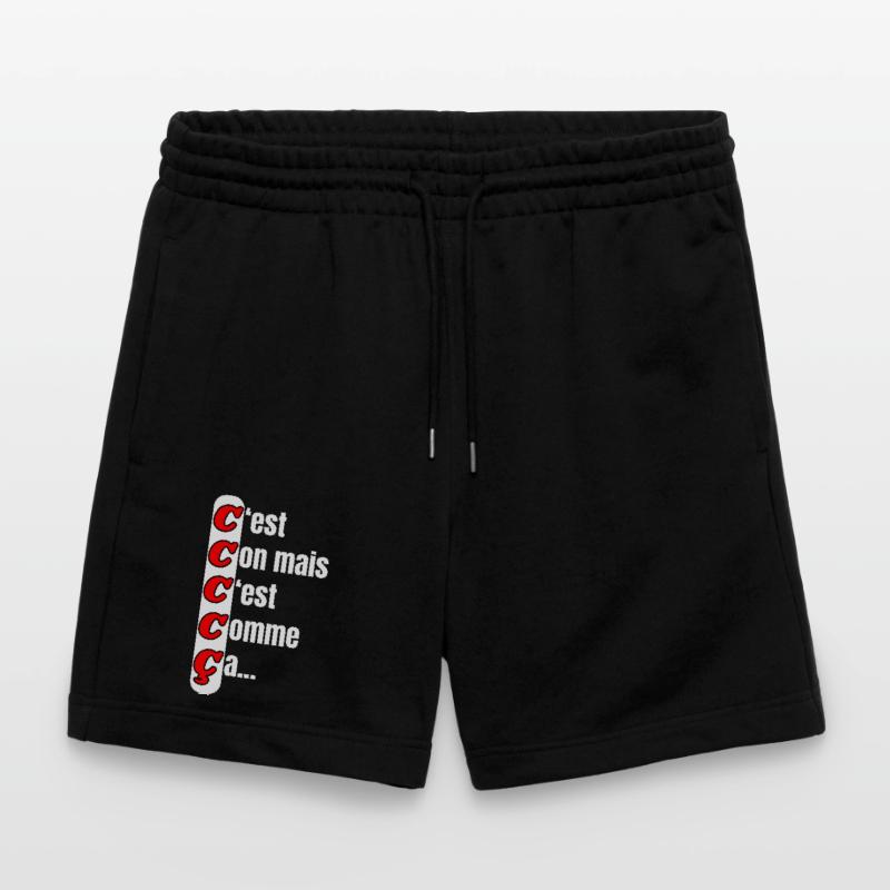 C'est con mais c'est comme ça Short de jogging bio TRAINER Stanley/Stella unisexe