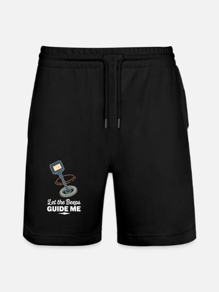 Introverted metal detector hobbyist - Stanley/Stella Trainer Unisex Organic Jogging Shorts - black