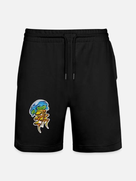 Laisse tomber des méduses - Short de jogging bio TRAINER Stanley/Stella unisexe - noir