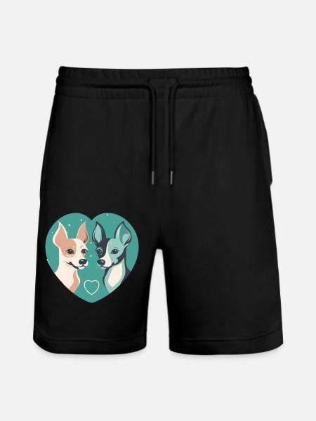 Amour pour les chiens - Short de jogging bio TRAINER Stanley/Stella unisexe - noir