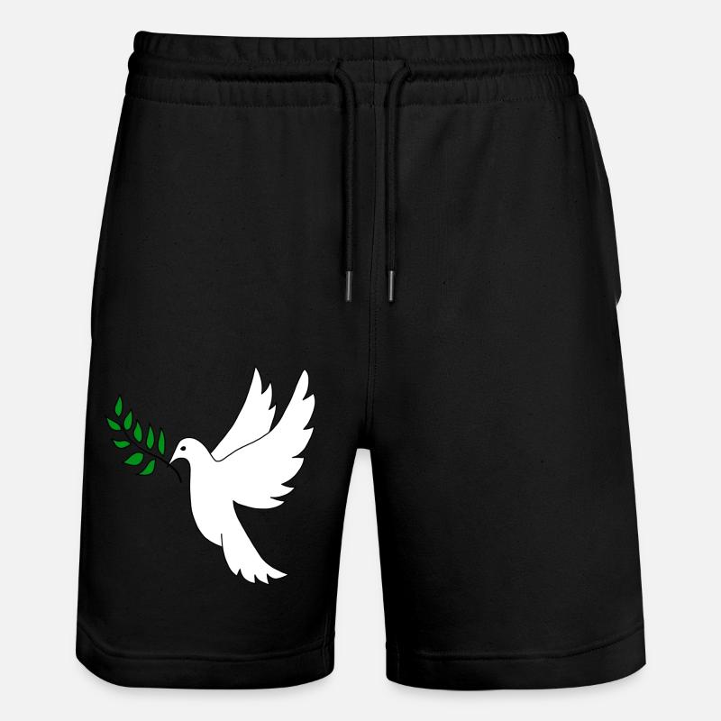 Peace Robbery - Stanley/Stella Trainer Unisex Organic Jogging Shorts - black
