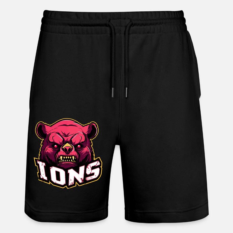 IONS! - Short de jogging bio TRAINER Stanley/Stella unisexe - noir