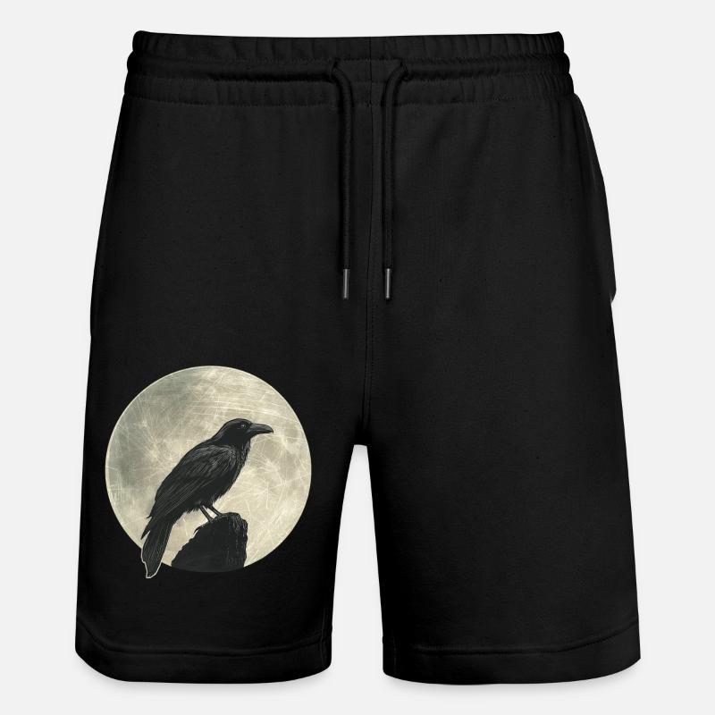 Corbeau - Short de jogging bio TRAINER Stanley/Stella unisexe - noir