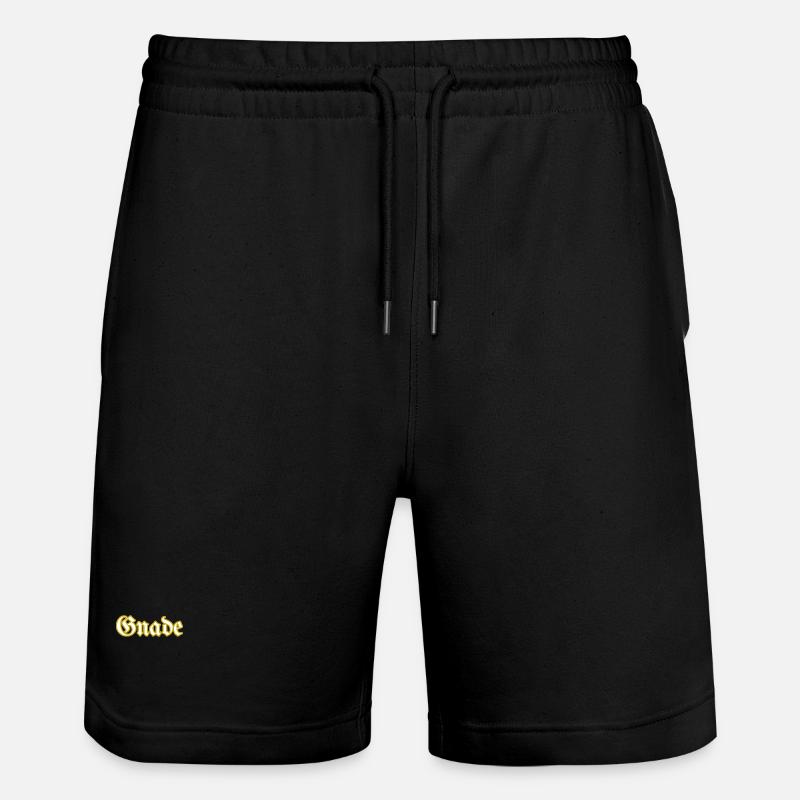Gnade - Stanley/Stella Unisex Bio Joggingshorts Trainer  - Schwarz