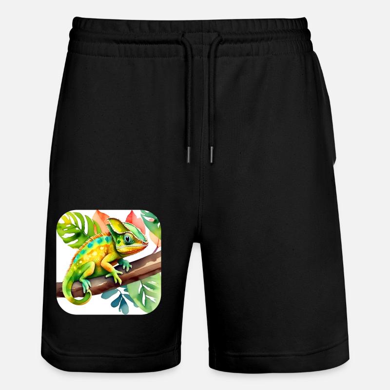 Doux caméléon - Short de jogging bio TRAINER Stanley/Stella unisexe - noir