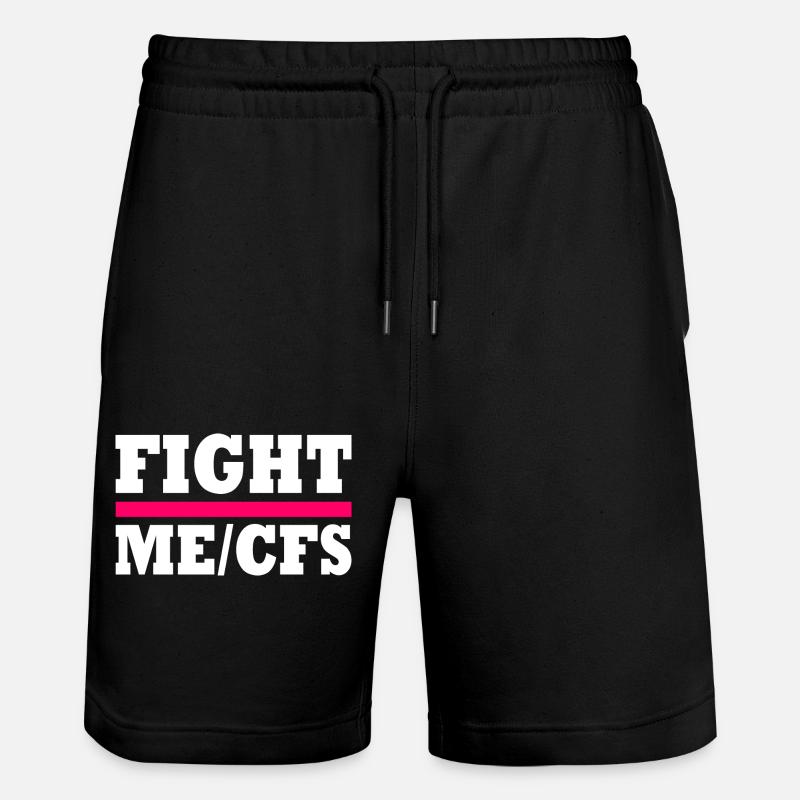 Me/cfs - fight me/cfs - Stanley/Stella Unisex Bio Joggingshorts Trainer  - Schwarz