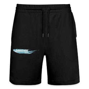 Dancing Dance Music - Stanley/Stella Unisex Bio Joggingshorts Trainer  - Schwarz - Vorne - Nik (191cm) & Marisol (170cm)