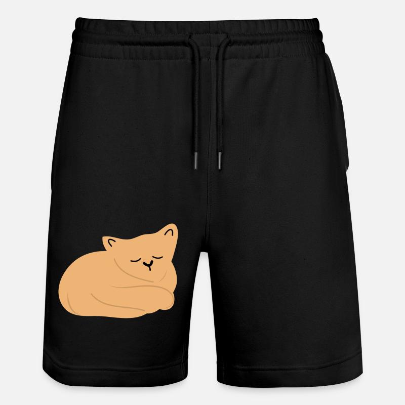 Bébé chat endormi2 - Short de jogging bio TRAINER Stanley/Stella unisexe - noir