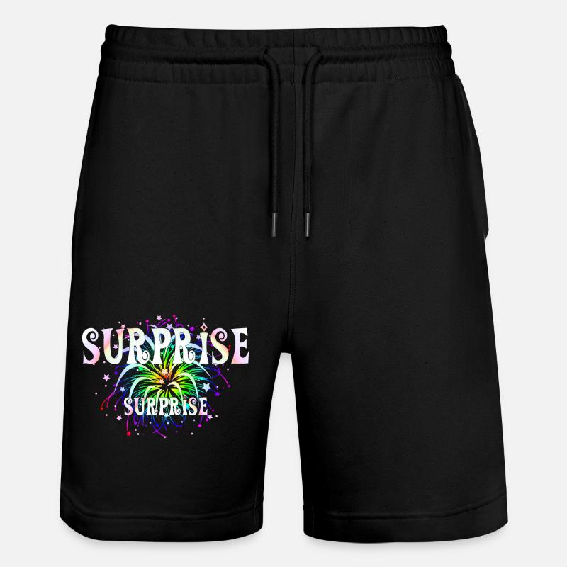 Surprendre... Surprendre - Short de jogging bio TRAINER Stanley/Stella unisexe - noir