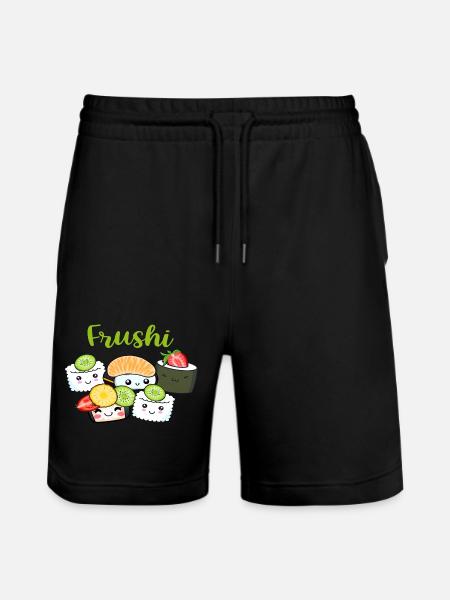 Frushi Sushi - Short de jogging bio TRAINER Stanley/Stella unisexe - noir