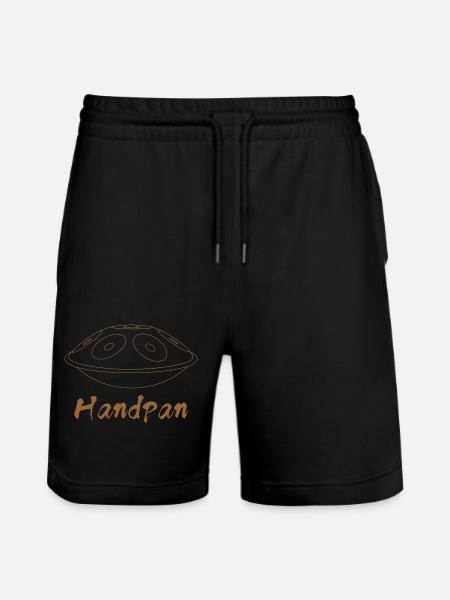 Handpan Hand Pan - Stanley/Stella Trainer Unisex Organic Jogging Shorts - black