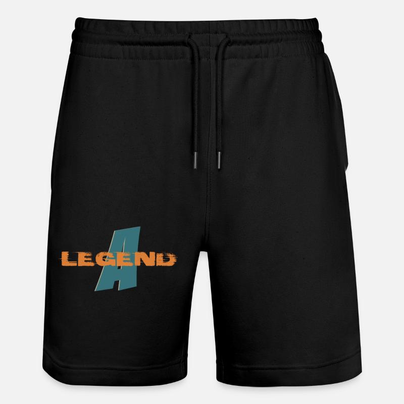 Une légende, la chronique du champion - Short de jogging bio TRAINER Stanley/Stella unisexe - noir
