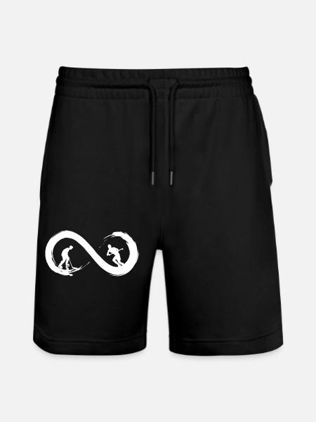 Hockey to infinity - Stanley/Stella Trainer Unisex Organic Jogging Shorts - black