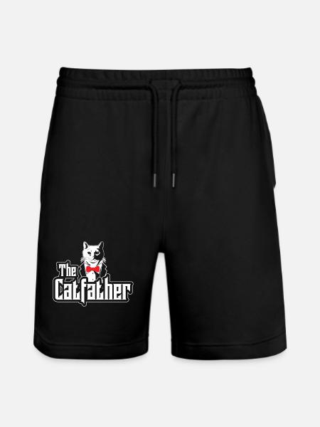 Le Catfather - Conception de chats - Short de jogging bio TRAINER Stanley/Stella unisexe - noir