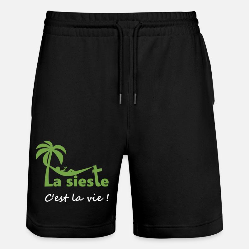 La sieste - Short de jogging bio TRAINER Stanley/Stella unisexe - noir