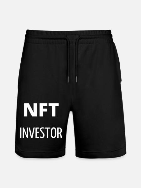 NFT investor - Stanley/Stella Trainer Unisex Organic Jogging Shorts - black