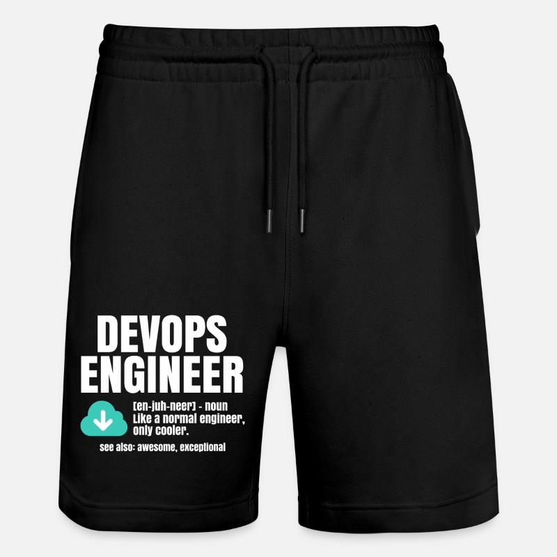 Ingénieur Devops - Short de jogging bio TRAINER Stanley/Stella unisexe - noir