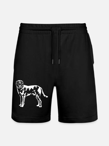 Chesapeake Bay Retriever "Black Edition" - Stanley/Stella Trainer Unisex Organic Jogging Shorts - black