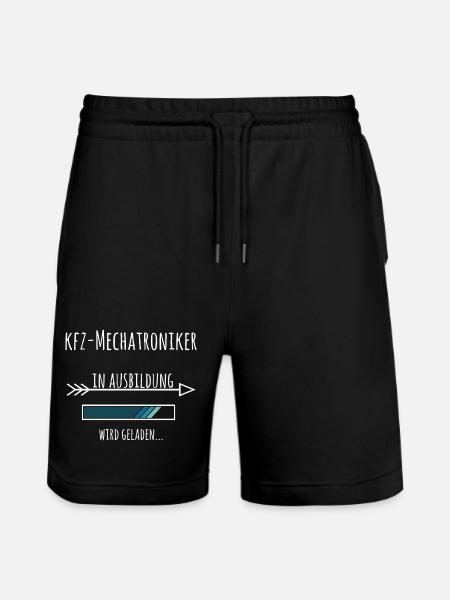 Kfz Mechatroniker Ausbildung Beruf Geschenk - Stanley/Stella Unisex Bio Joggingshorts Trainer  - Schwarz