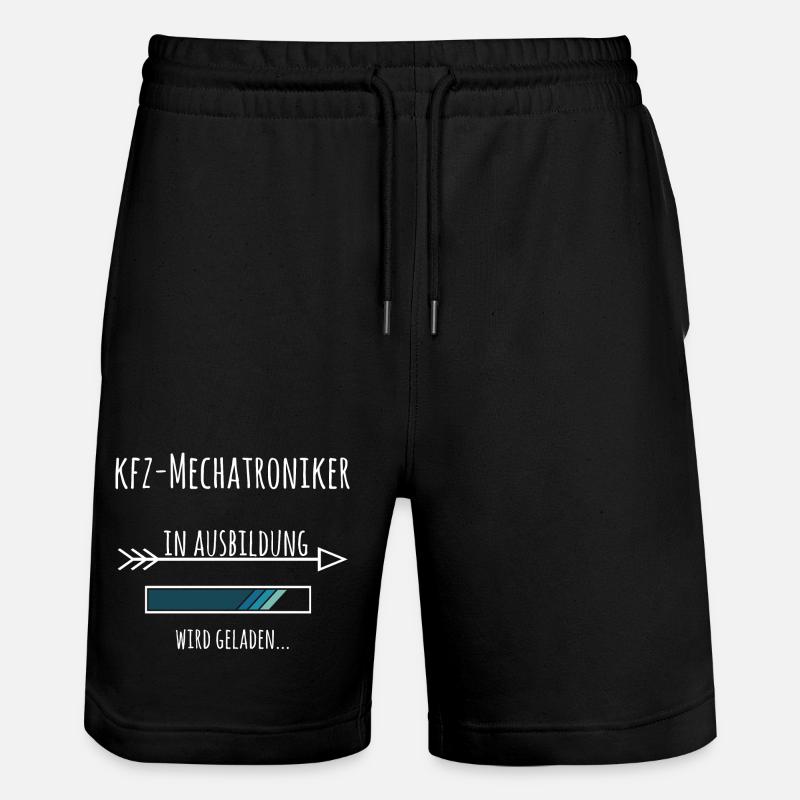 Kfz Mechatroniker Ausbildung Beruf Geschenk - Stanley/Stella Unisex Bio Joggingshorts Trainer - Schwarz