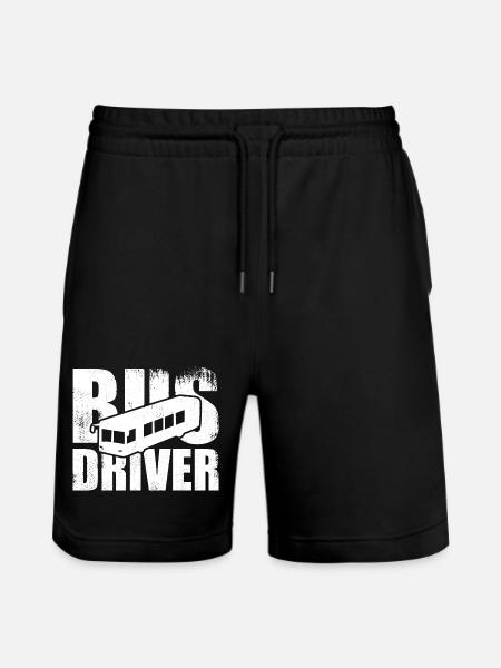 Bus Driver - Stanley/Stella Trainer Unisex Organic Jogging Shorts - black