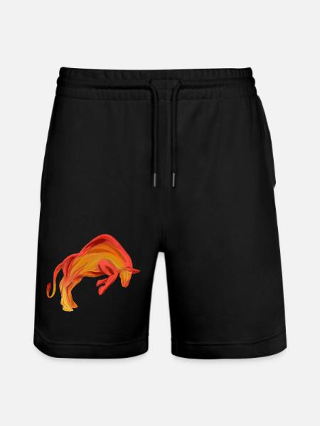 Stier - Stanley/Stella Unisex Bio Joggingshorts Trainer  - Schwarz
