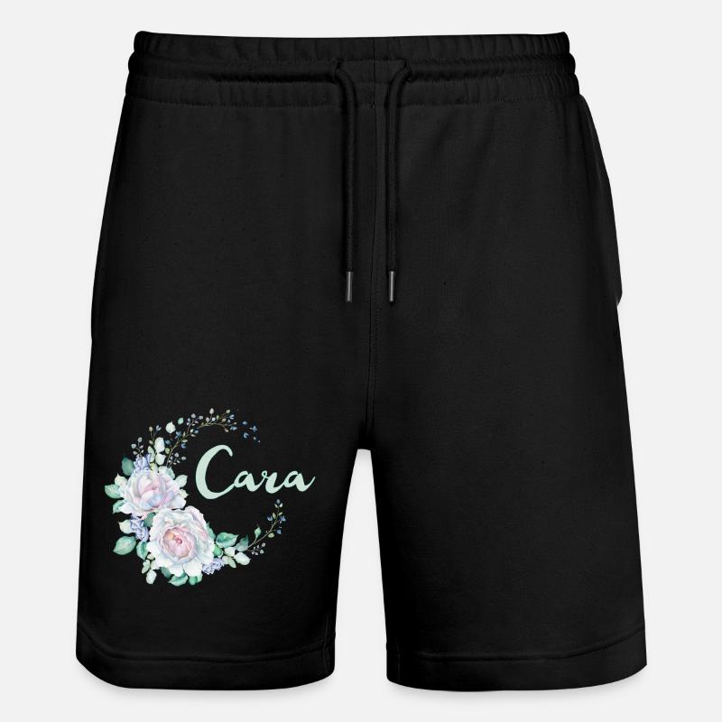For Cara - Stanley/Stella Trainer Unisex Organic Jogging Shorts - black