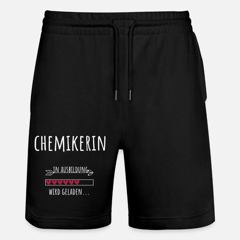 Chemistry Student Occupation Education Chemist - Stanley/Stella Trainer Unisex Organic Jogging Shorts - black