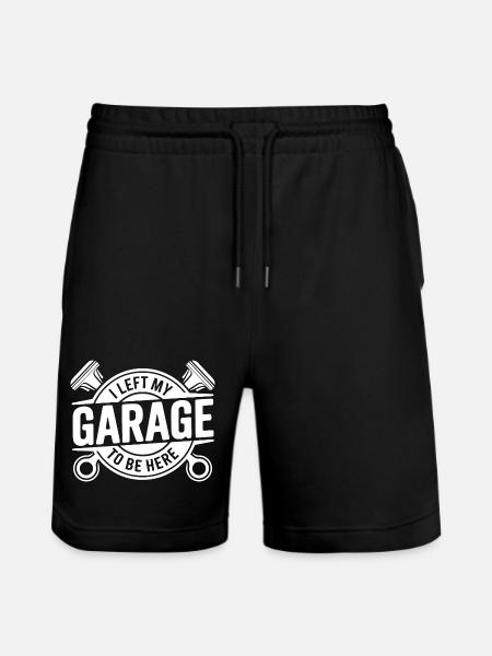 J’ai quitté mon garage devis mécanicien - Short de jogging bio TRAINER Stanley/Stella unisexe - noir