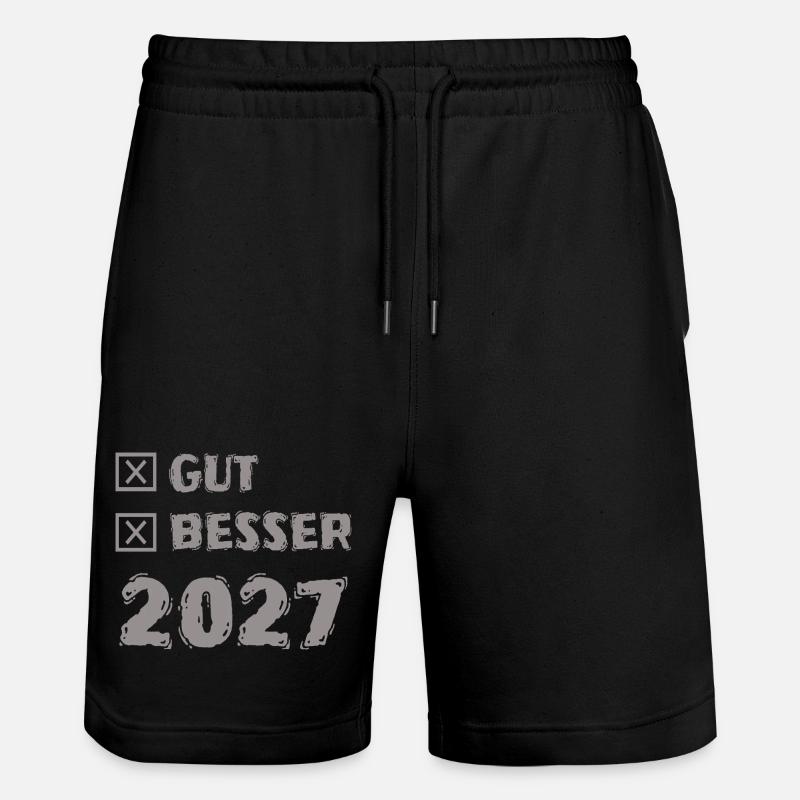 2027 - Short de jogging bio TRAINER Stanley/Stella unisexe - noir