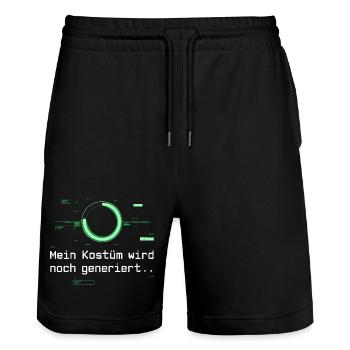 Le costume est encore en train d’être produit Carnaval de Cologne Carnaval - Short de jogging bio TRAINER Stanley/Stella unisexe - noir - Devant - Nik (191cm) & Marisol (170cm)