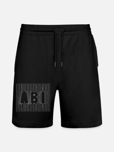 Lifelines | Abi 2026 - Abitur - Gift - Stanley/Stella Trainer Unisex Organic Jogging Shorts - black
