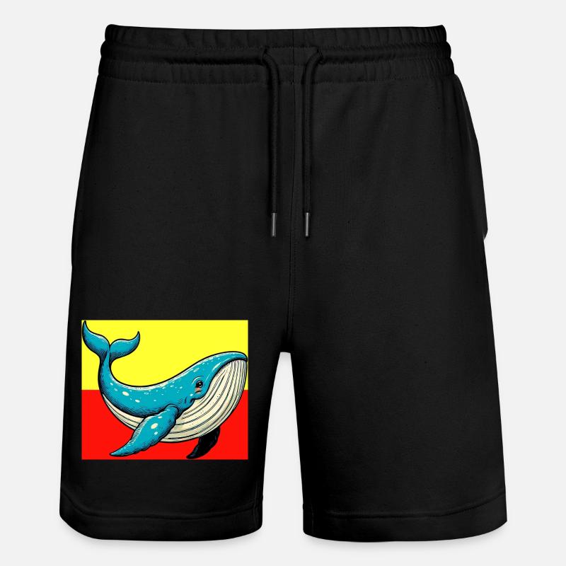 baleine - Short de jogging bio TRAINER Stanley/Stella unisexe - noir