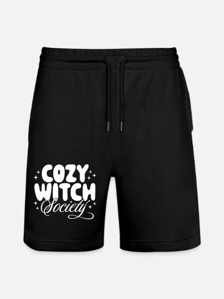 Kuschelige Hexen-Gesellschaft - Stanley/Stella Unisex Bio Joggingshorts Trainer - Schwarz