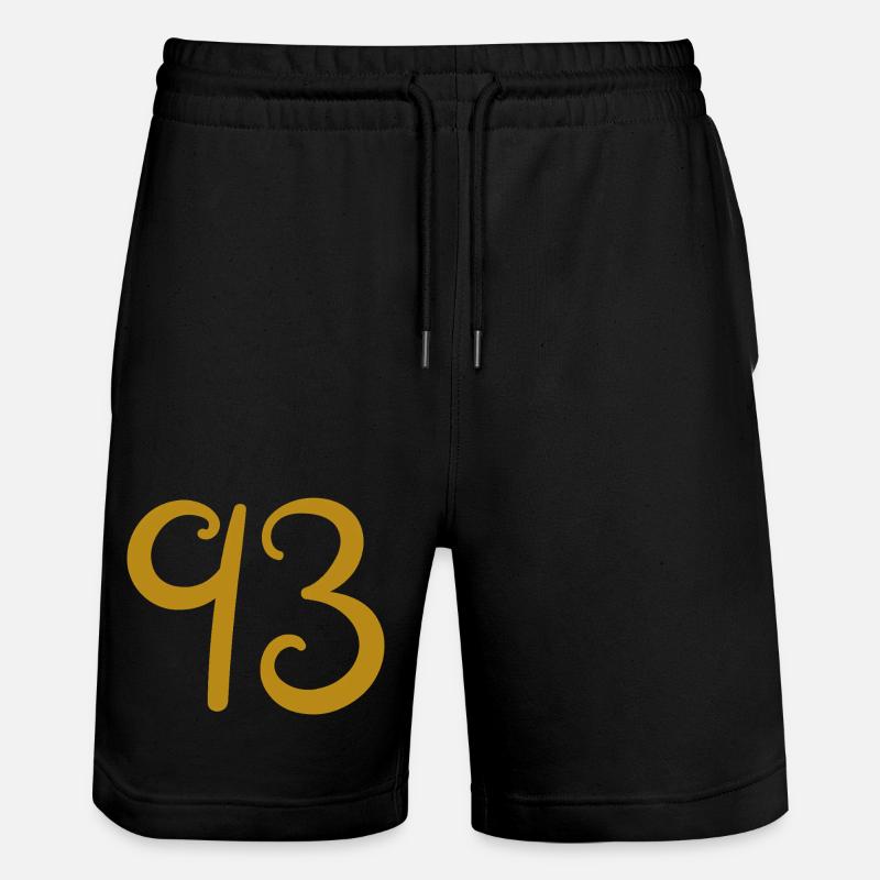 93 - Short de jogging bio TRAINER Stanley/Stella unisexe - noir