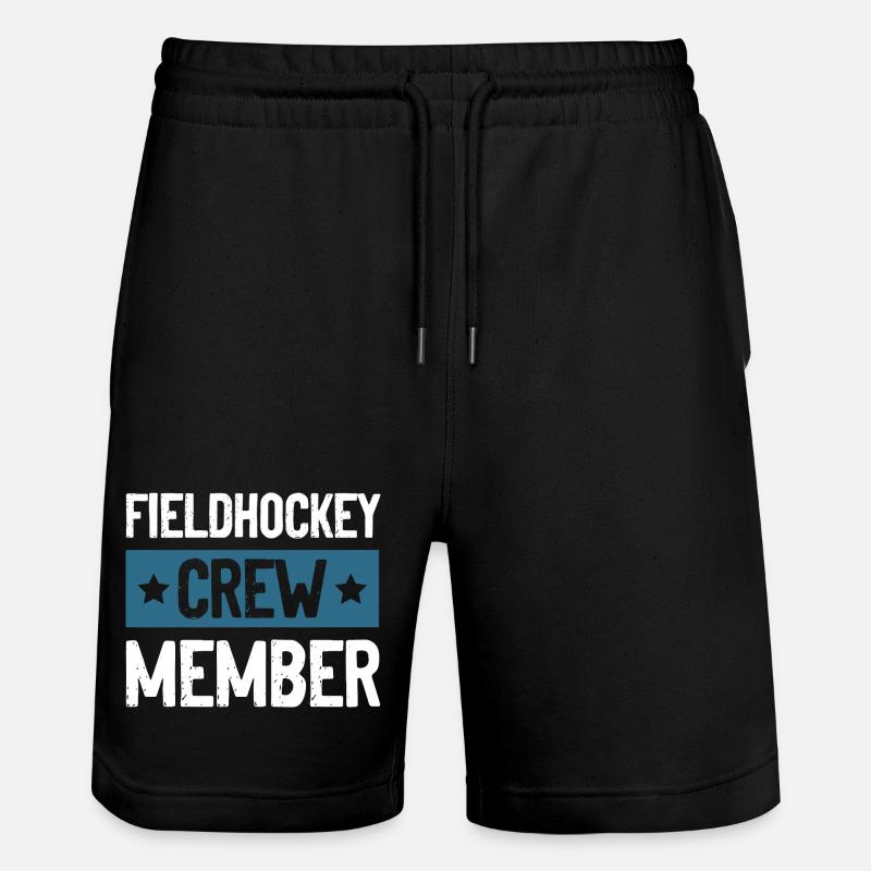 Équipe de hockey sur gazon - Short de jogging bio TRAINER Stanley/Stella unisexe - noir