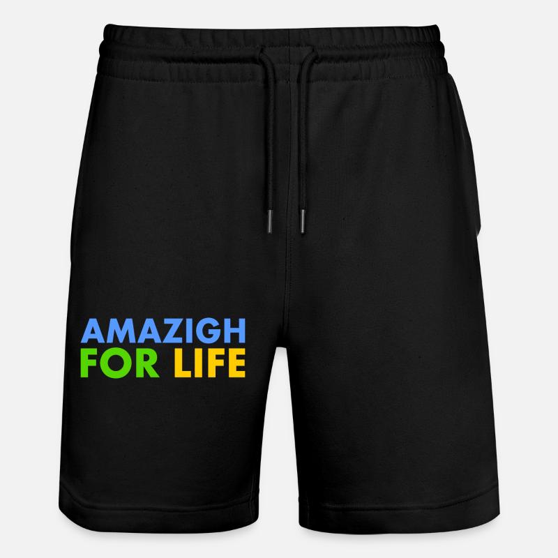 Amazigh for life - Short de jogging bio TRAINER Stanley/Stella unisexe - noir