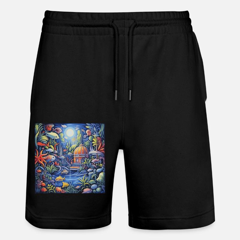 Aquarium - Short de jogging bio TRAINER Stanley/Stella unisexe - noir