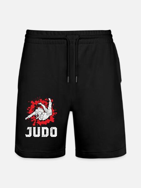 judo - Stanley/Stella Trainer Unisex Organic Jogging Shorts - black